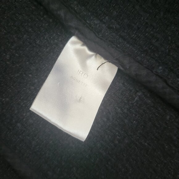 IRO Paris Agnette Women Grey Tweed Blazer sz 2 - Picture 7 of 8